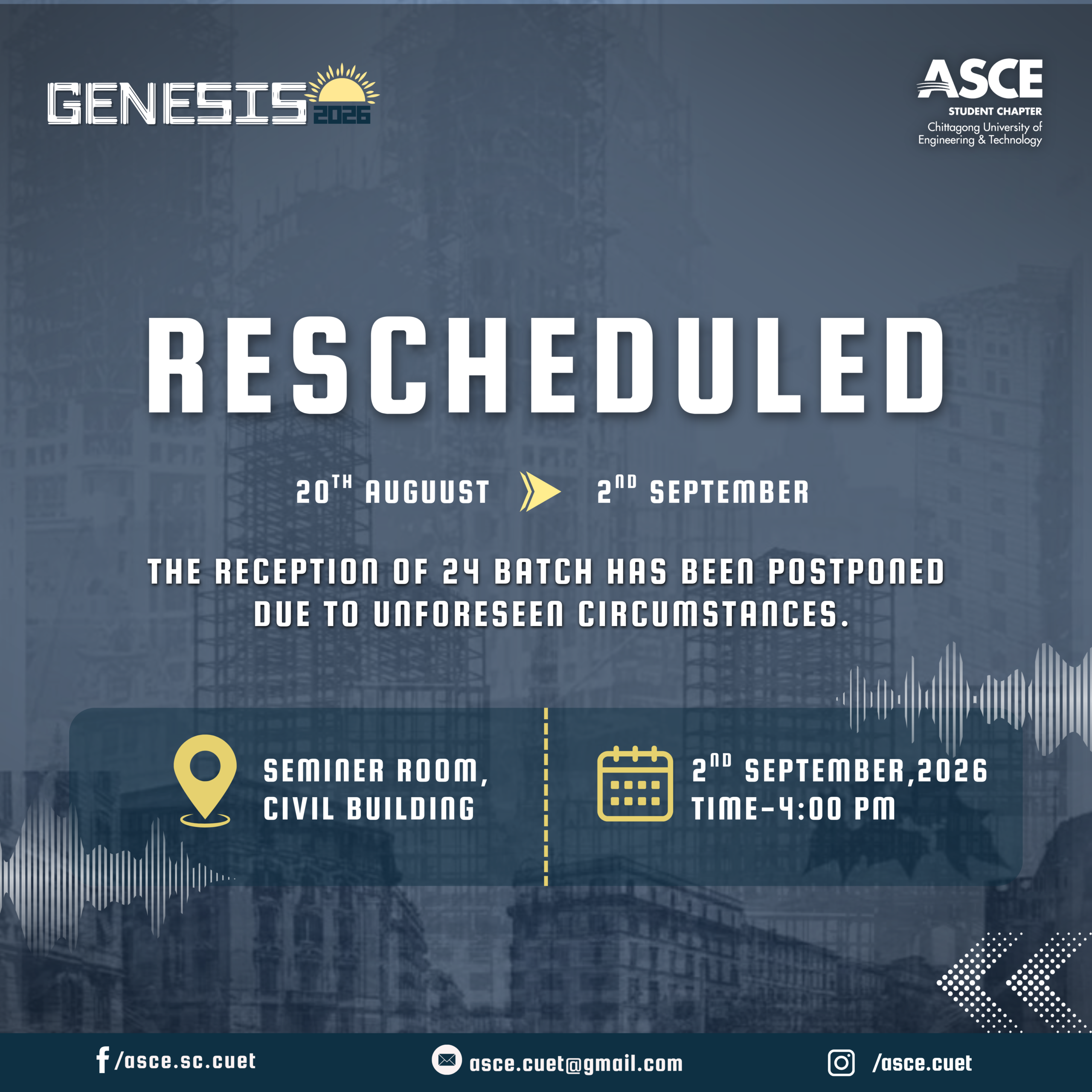 Genesis 2026 - ASCE Student Chapter CUET
